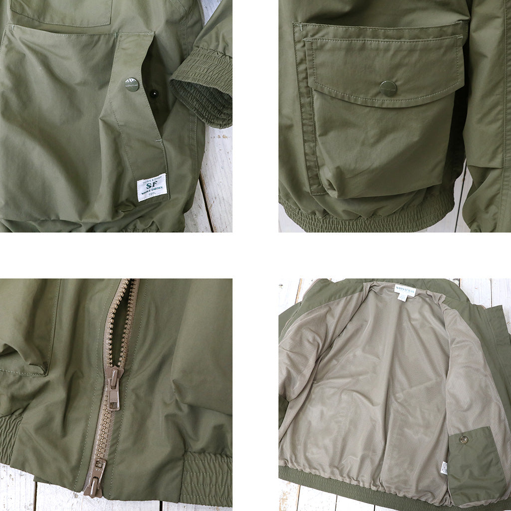 SASSAFRAS『D/C ARMOR JACKET LIGHT(TREK NYLON)』(OLIVE)