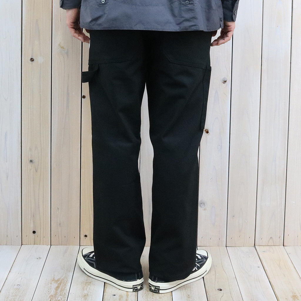 SASSAFRAS : FALL LEAF GARDENER PANTS(SELVAGE DUCK) (BLACK)