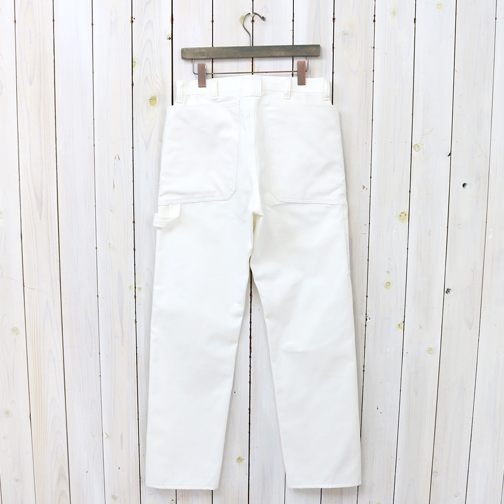 SASSAFRAS『FALL LEAF GARDENER PANTS(SELVAGE DUCK)』(OFF WHITE)