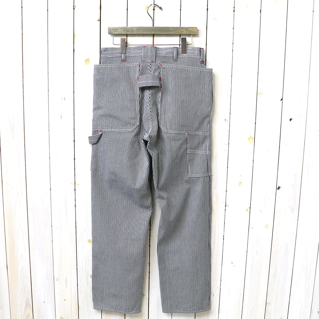 SASSAFRAS : FALL LEAF TOUGH PANTS(8oz INDIGO HICKORY) (WHITE/INDIGO)