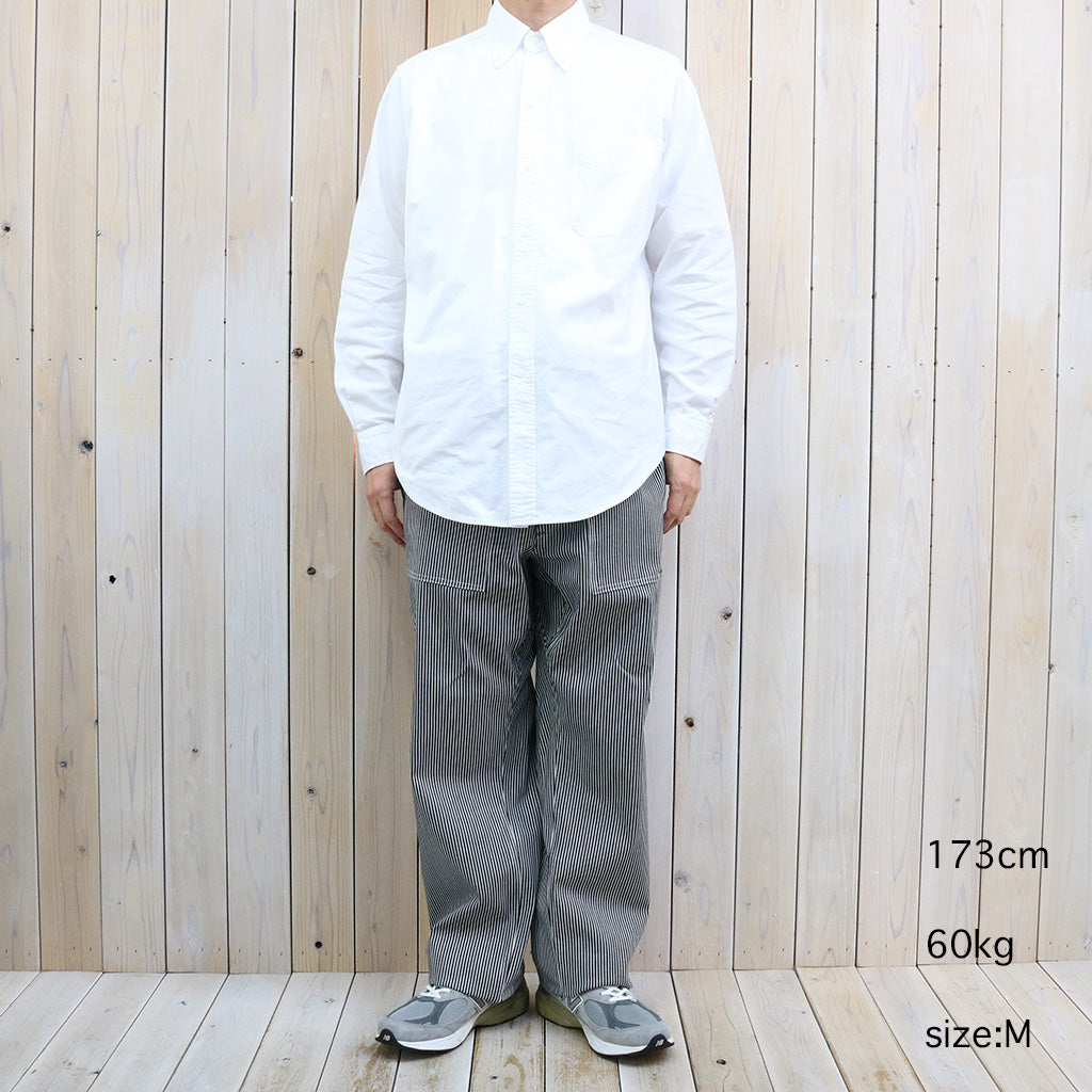 SASSAFRAS『T.P.LANDSCAPER PANTS(8oz INDIGO HICKORY)』(WHITE/INDIGO)