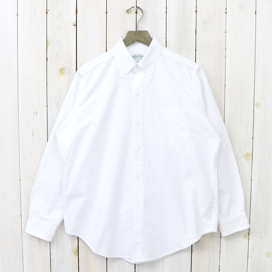 SASSAFRAS : GREEN THUMB SHIRT(A/C OXFORD) (WHITE)