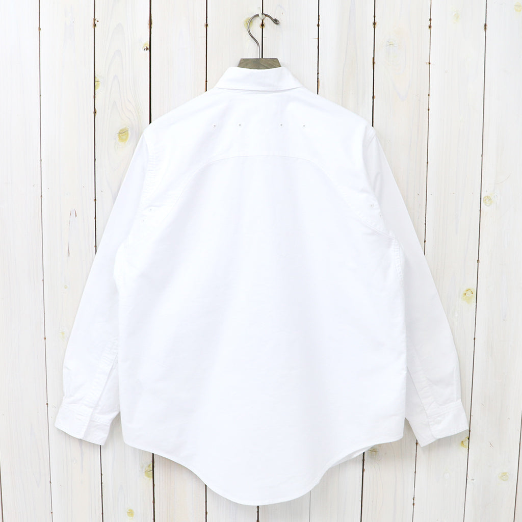 SASSAFRAS : GREEN THUMB SHIRT(A/C OXFORD) (WHITE)