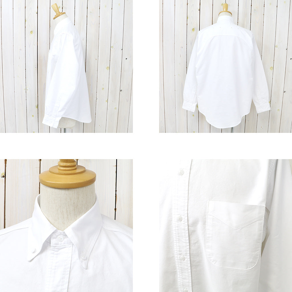 SASSAFRAS : GREEN THUMB SHIRT(A/C OXFORD) (WHITE)