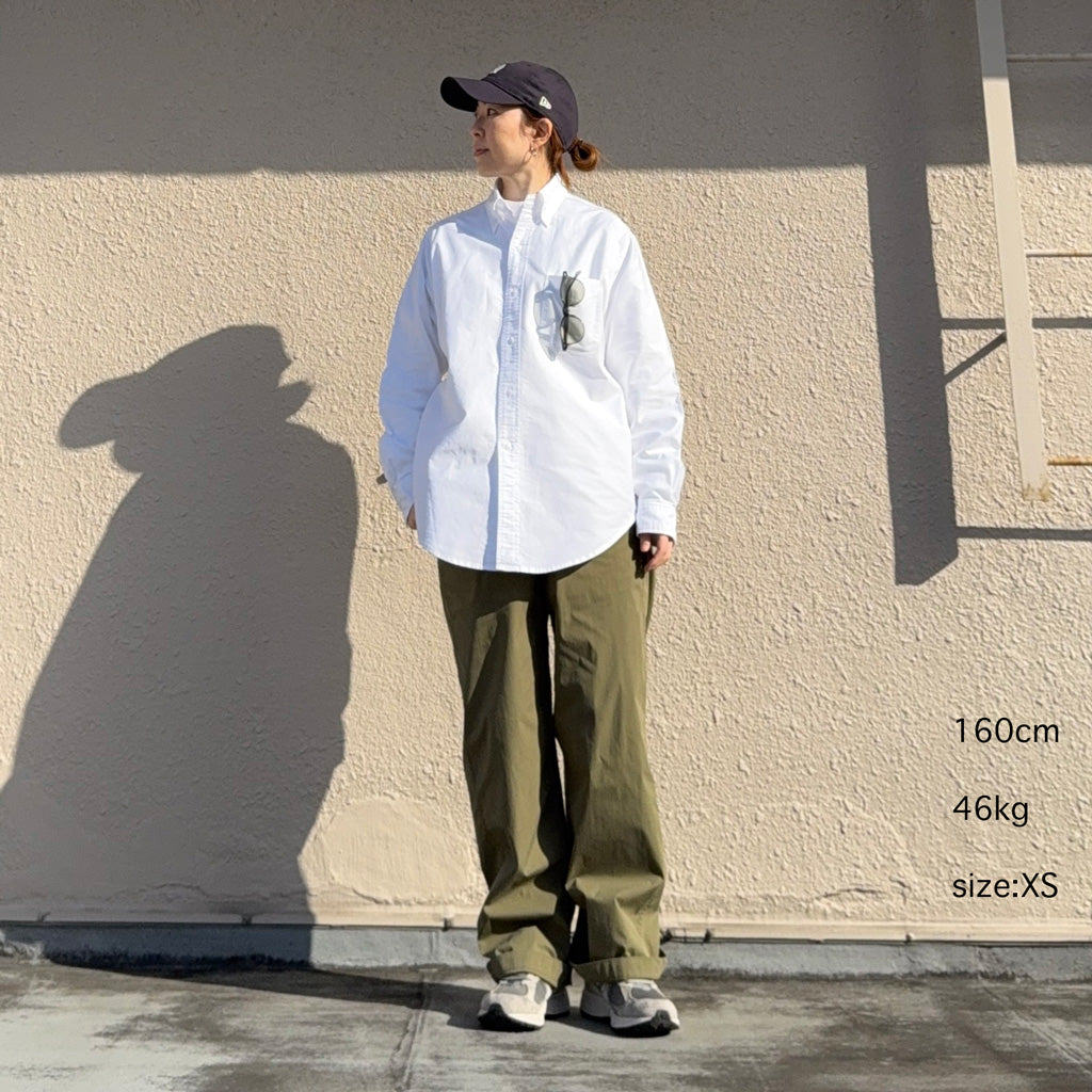 SASSAFRAS : GREEN THUMB SHIRT(A/C OXFORD) (WHITE)