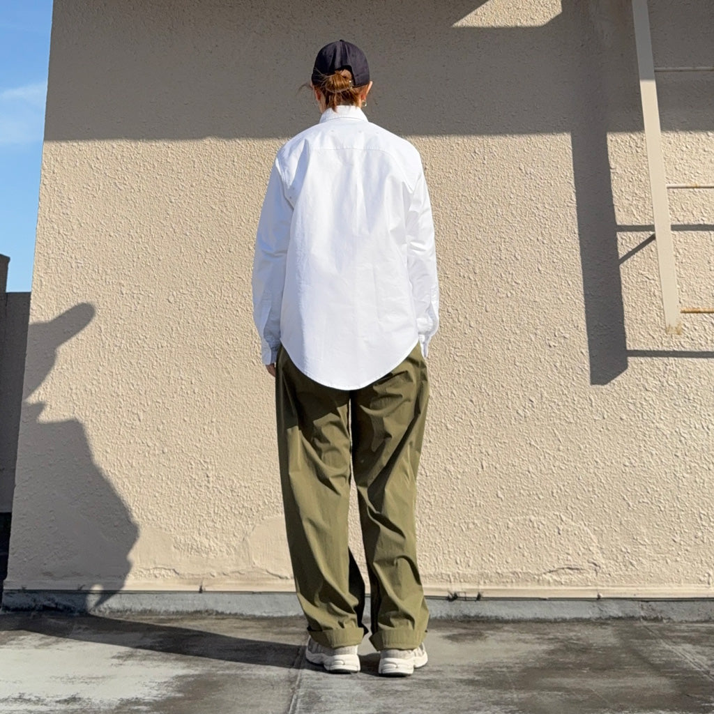 SASSAFRAS : GREEN THUMB SHIRT(A/C OXFORD) (WHITE)
