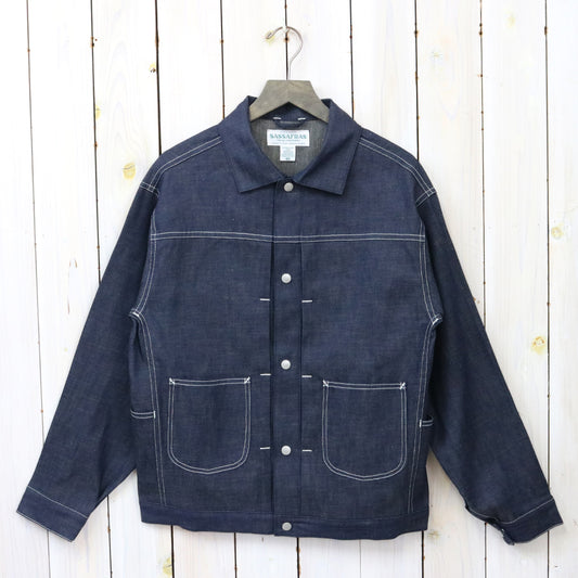 SASSAFRAS : GARDENERS JACKET(8oz MILITARY DENIM) (INDIGO)
