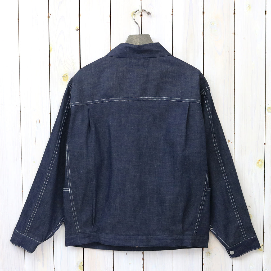 SASSAFRAS : GARDENERS JACKET(8oz MILITARY DENIM) (INDIGO)