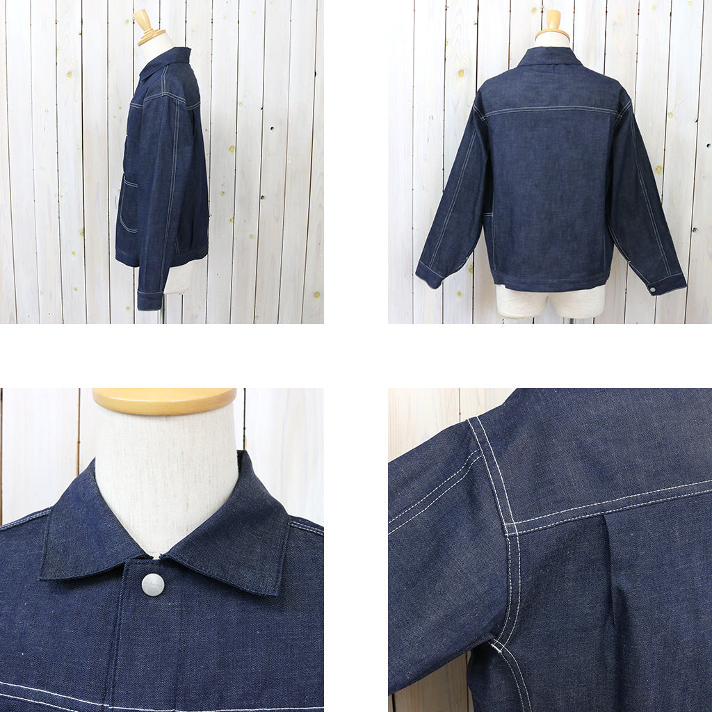 SASSAFRAS : GARDENERS JACKET(8oz MILITARY DENIM) (INDIGO)