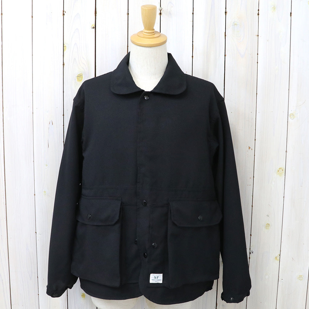 SASSAFRAS : CULTIVATOR JACKET(WOOLINO) (BLACK)