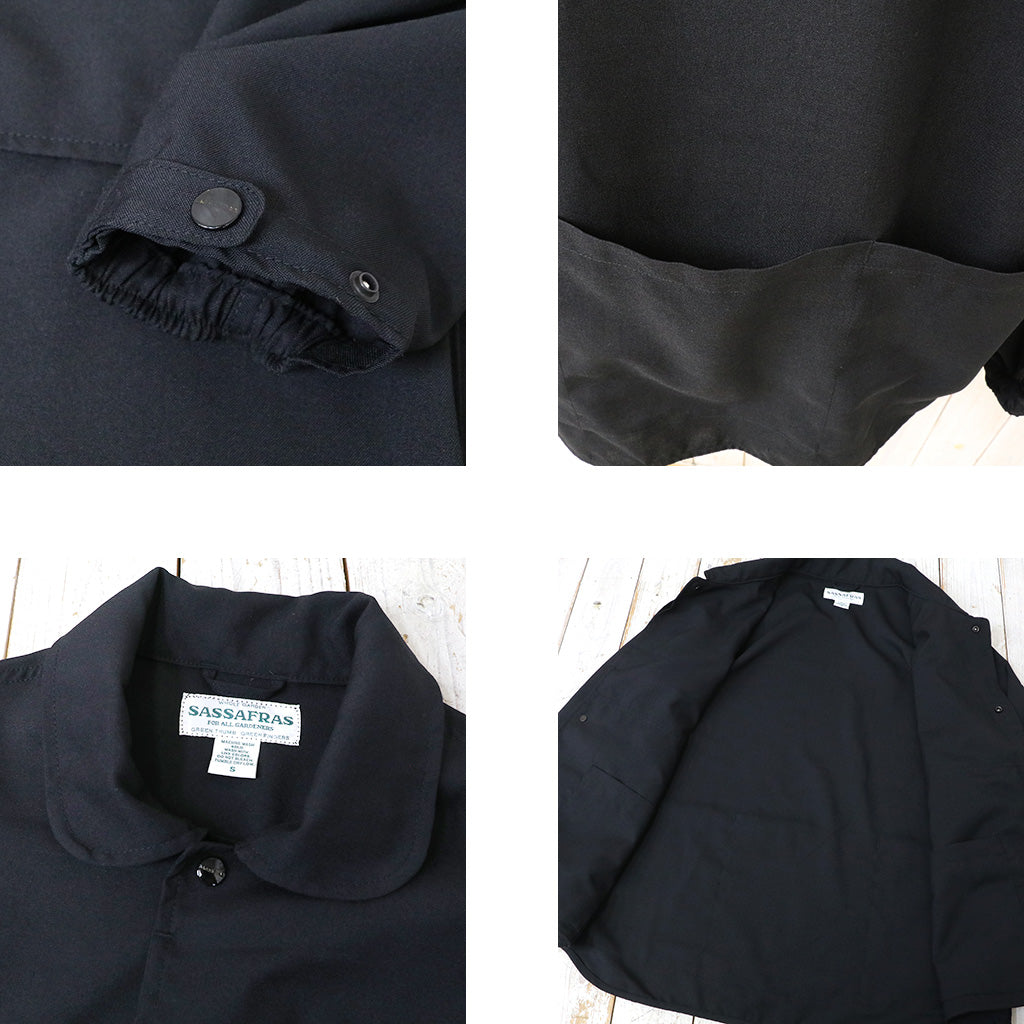 SASSAFRAS : CULTIVATOR JACKET(WOOLINO) (BLACK)