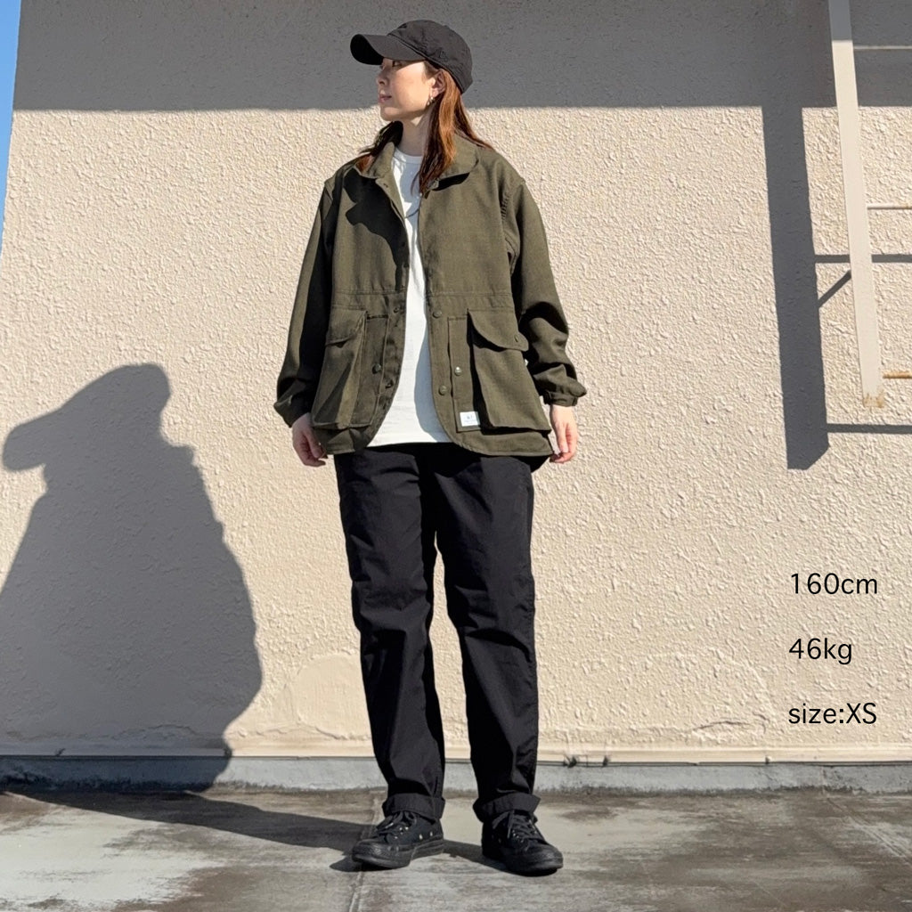 SASSAFRAS : CULTIVATOR JACKET(WOOLINO) (OLIVE)