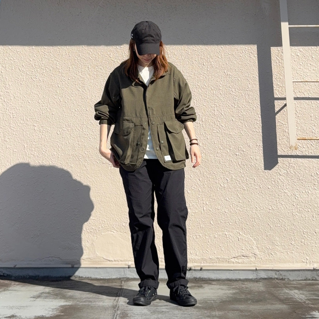 SASSAFRAS : CULTIVATOR JACKET(WOOLINO) (OLIVE)