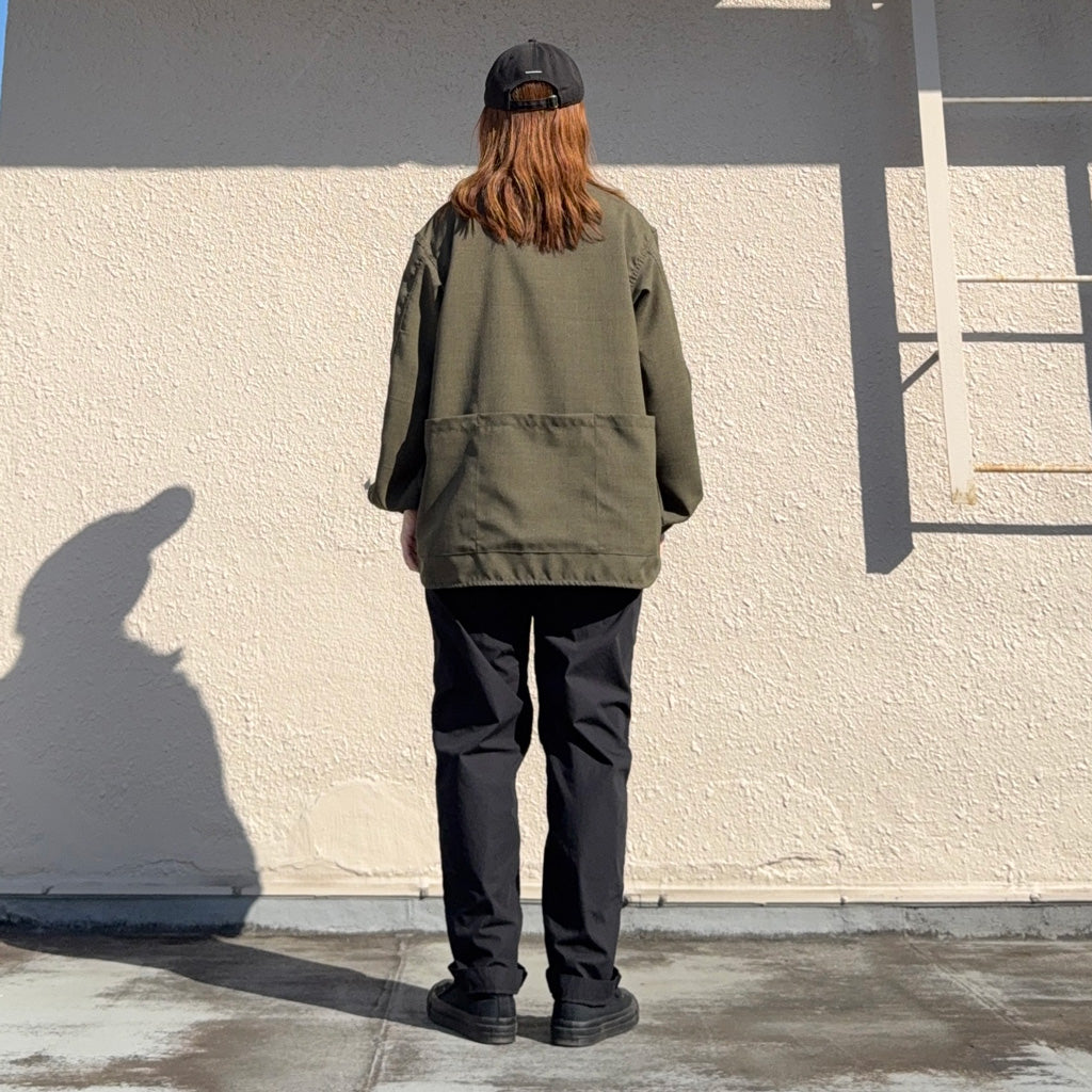 SASSAFRAS : CULTIVATOR JACKET(WOOLINO) (OLIVE)