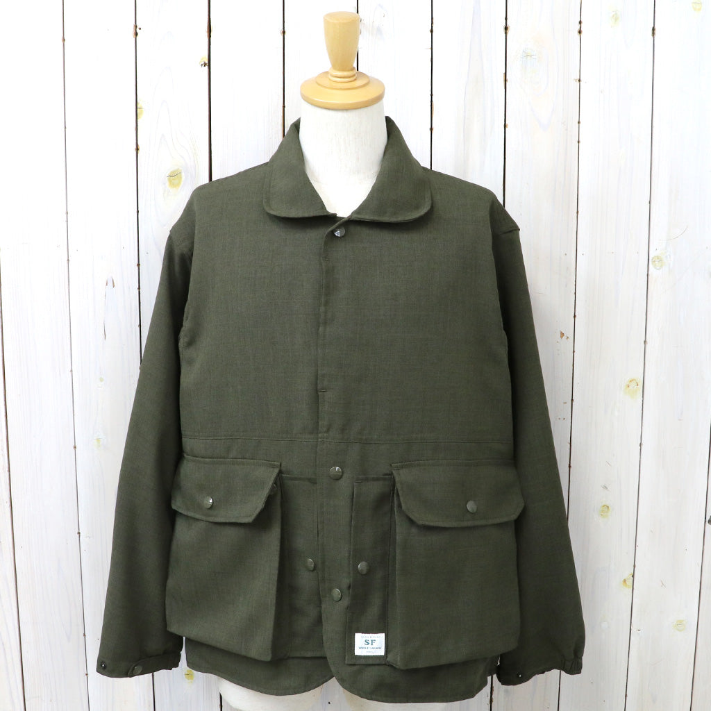 SASSAFRAS : CULTIVATOR JACKET(WOOLINO) (OLIVE)