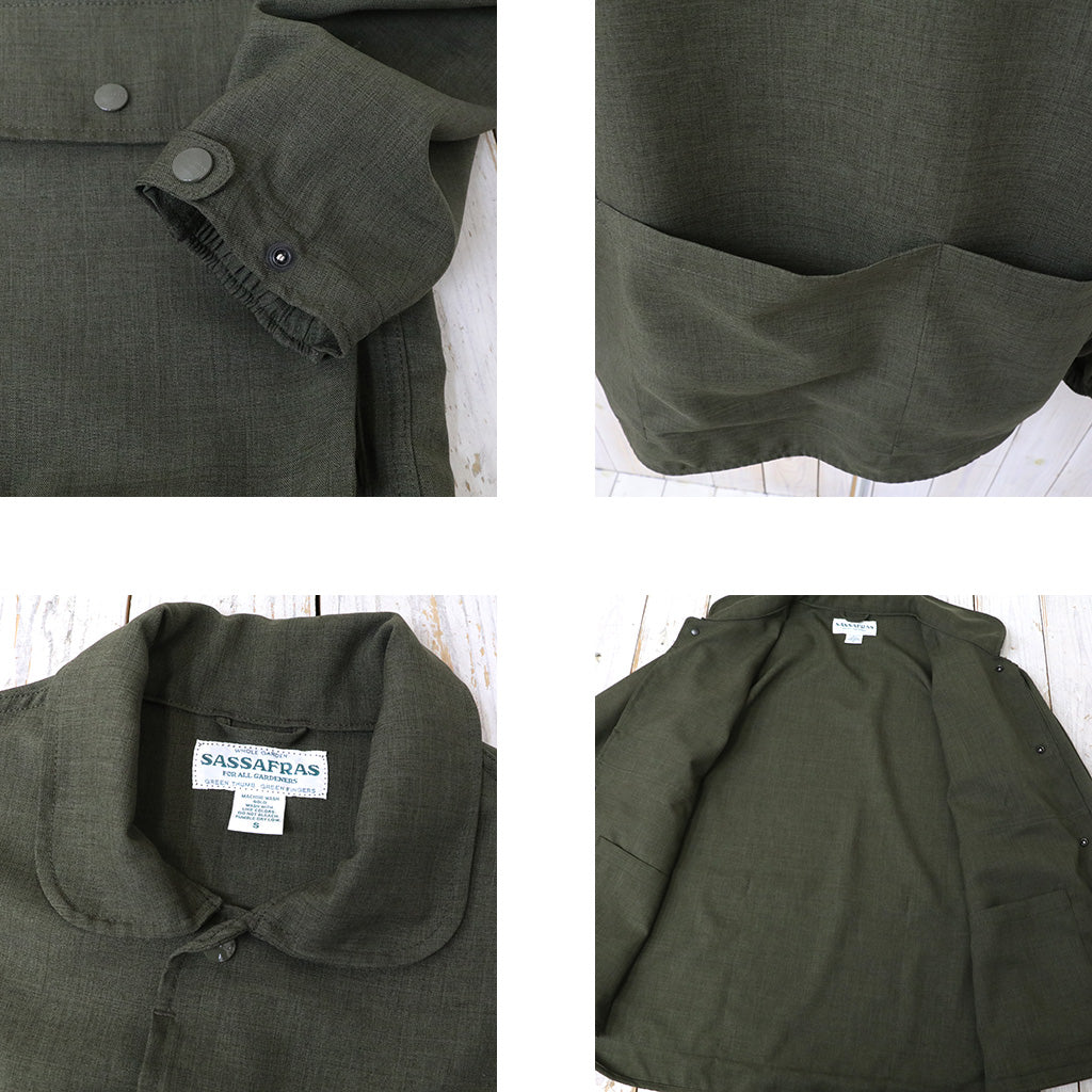 SASSAFRAS : CULTIVATOR JACKET(WOOLINO) (OLIVE)