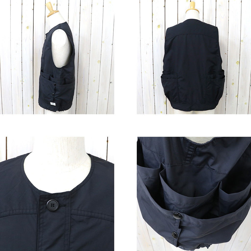 SASSAFRAS『OVERGROWN HIKER VEST(TREK NYLON』(BLACK)