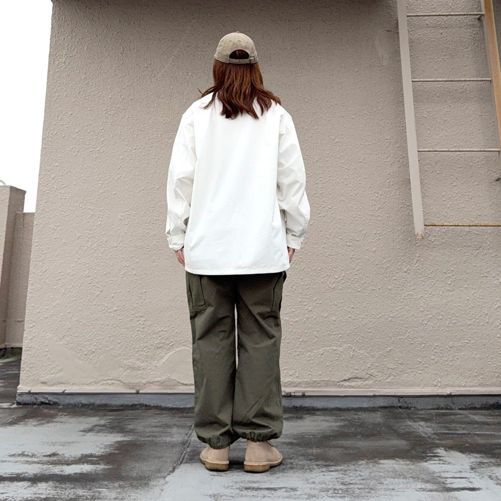 SASSAFRAS : DIGS CREW HALF(ARMY RIPSTOP) (OFF WHITE)