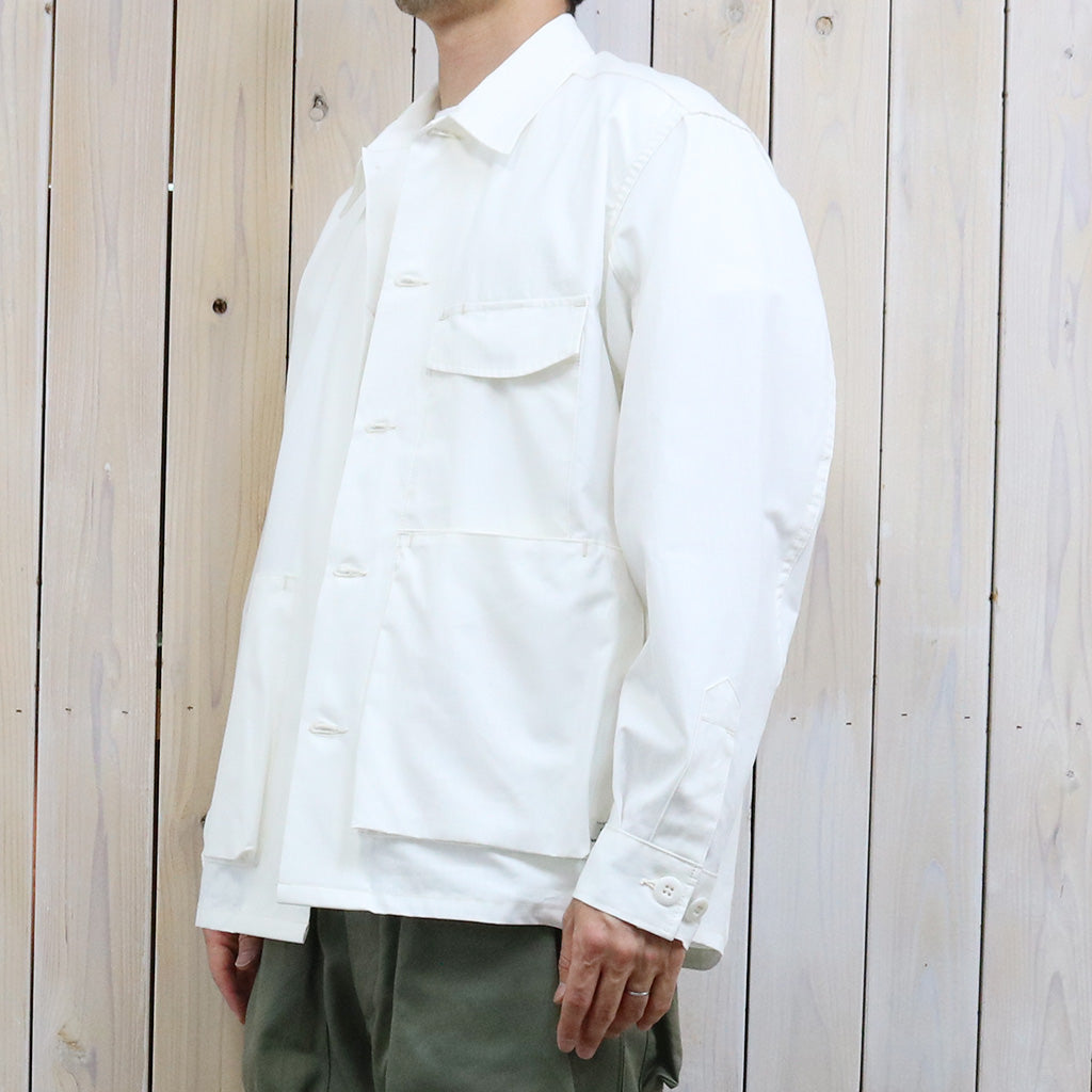 SASSAFRAS : DIGS CREW HALF(ARMY RIPSTOP) (OFF WHITE)