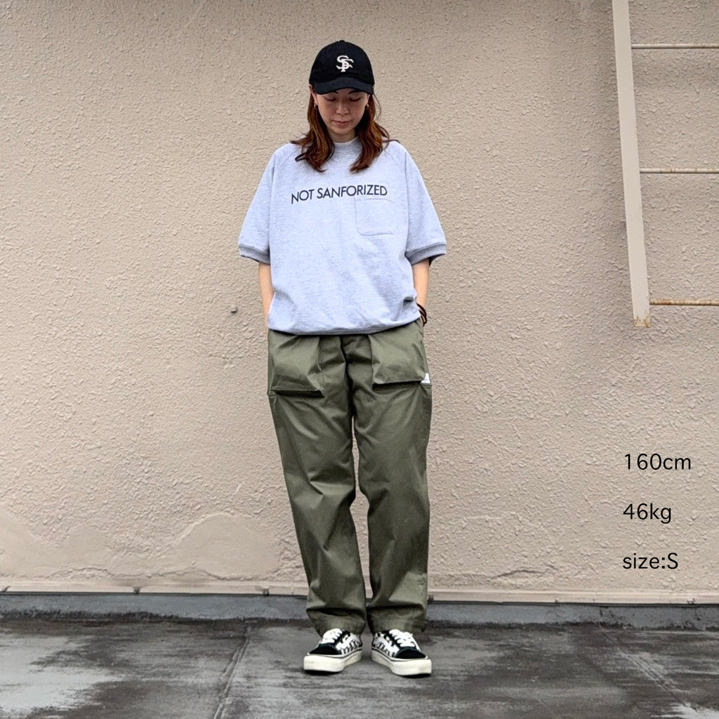 SASSAFRAS : DIGS CREW PANTS 4/5(41 KHAKI CHINO) (OLIVE)