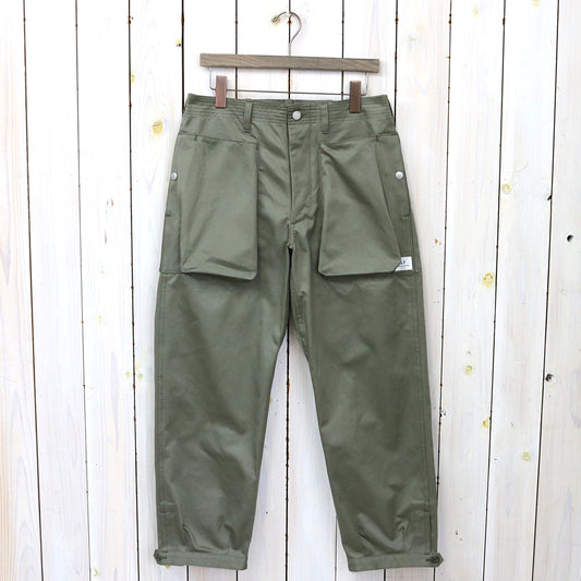 SASSAFRAS : DIGS CREW PANTS 4/5(41 KHAKI CHINO) (OLIVE)