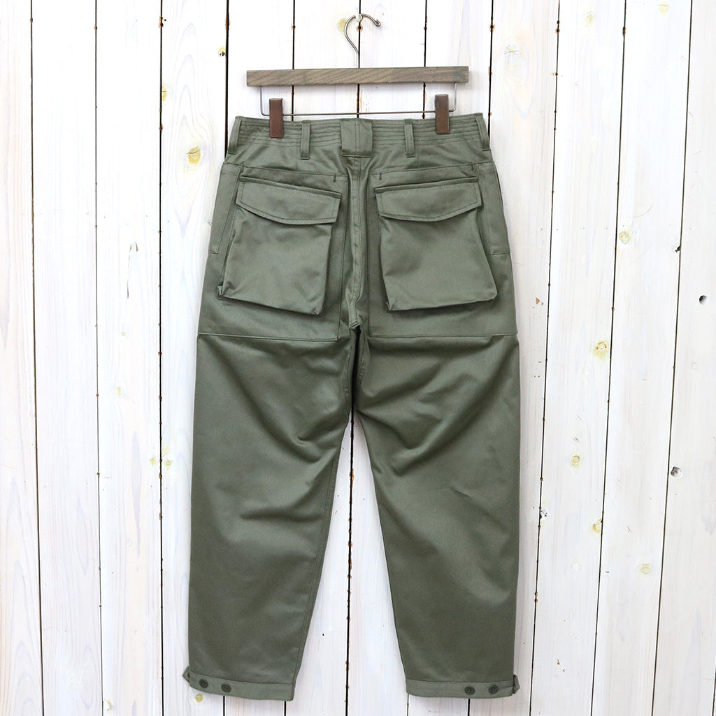 SASSAFRAS : DIGS CREW PANTS 4/5(41 KHAKI CHINO) (OLIVE)