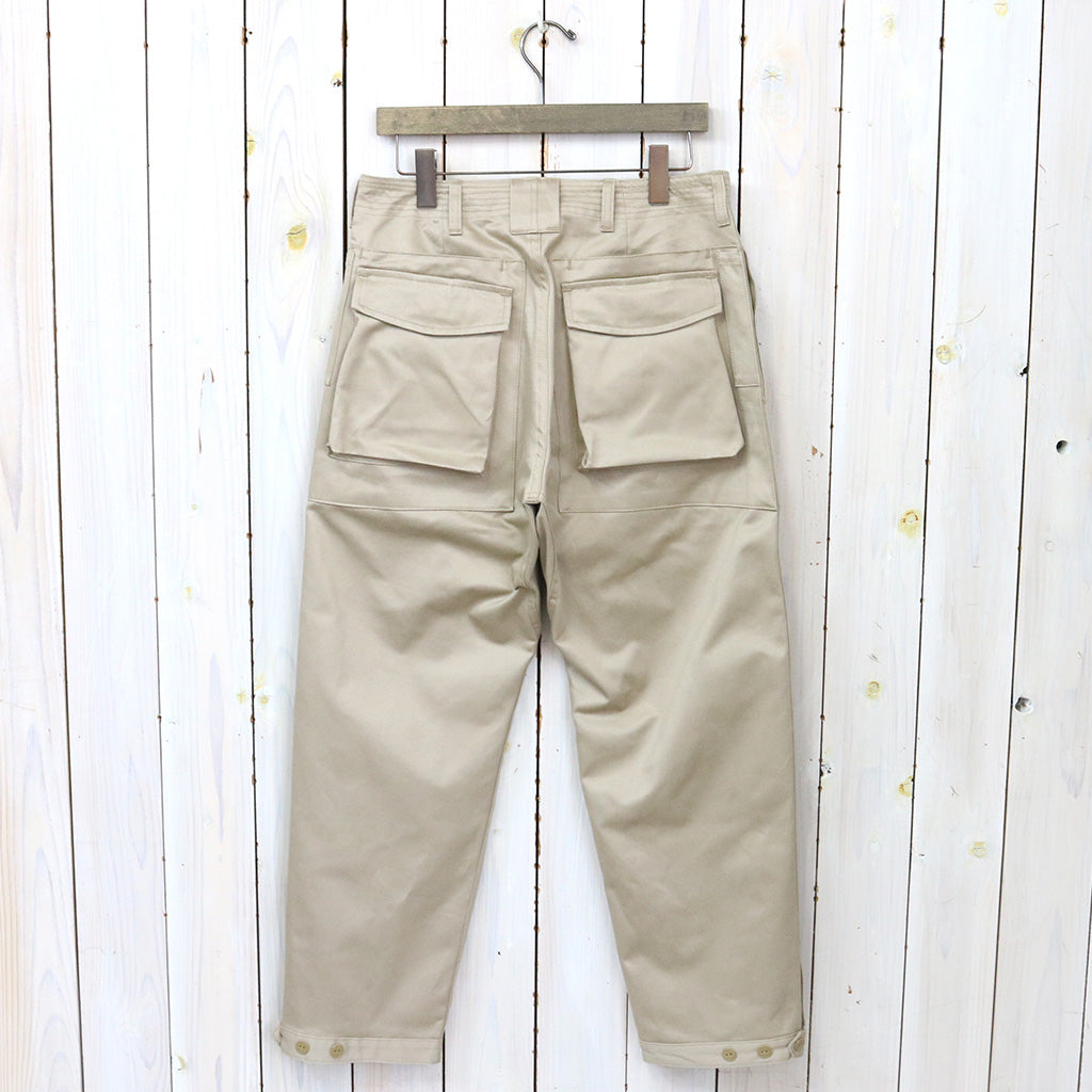 SASSAFRAS : DIGS CREW PANTS 4/5(41 KHAKI CHINO) (KHAKI)