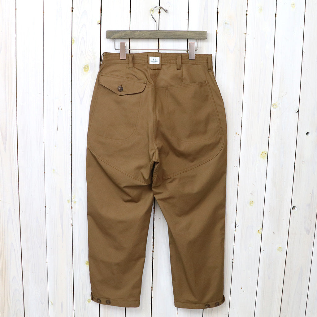SASSAFRAS : LEAF WARDEN PANTS 4/5(WEATHER) (KHAKI)