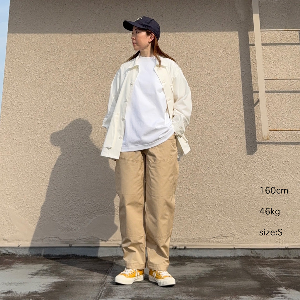 SASSAFRAS  : LEAF WARDEN PANTS 4/5(WEATHER) (BEIGE)