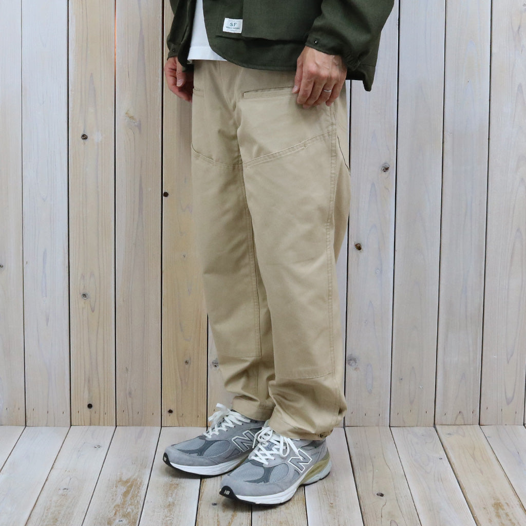SASSAFRAS  : LEAF WARDEN PANTS 4/5(WEATHER) (BEIGE)