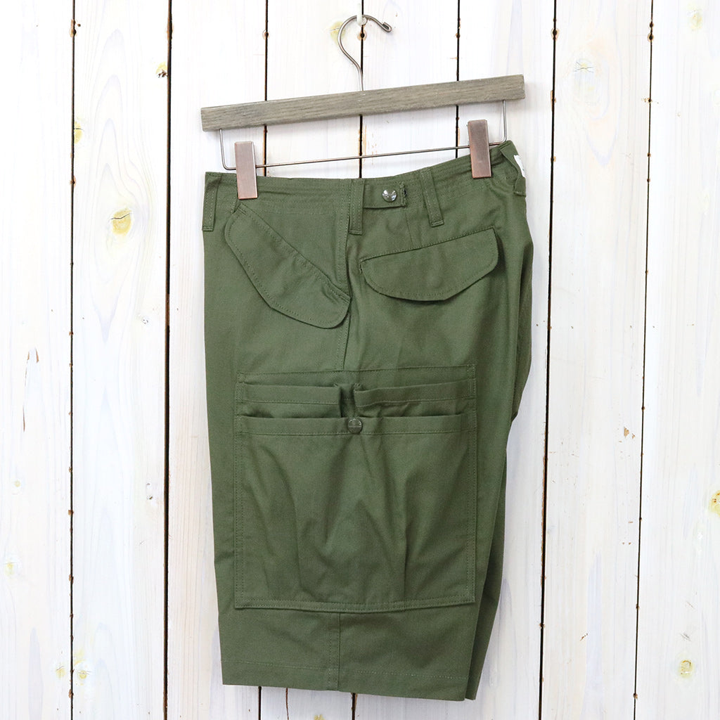 SASSAFRAS : OVERGROWN PANTS 1/2(ARMY RIPSTOP) (OLIVE)