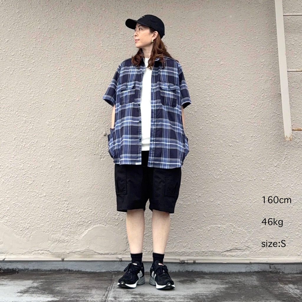 SASSAFRAS : GARDENER SHIRT 1/2(MADRAS CHECK) (CHECK)