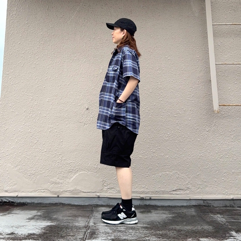 SASSAFRAS : GARDENER SHIRT 1/2(MADRAS CHECK) (CHECK)