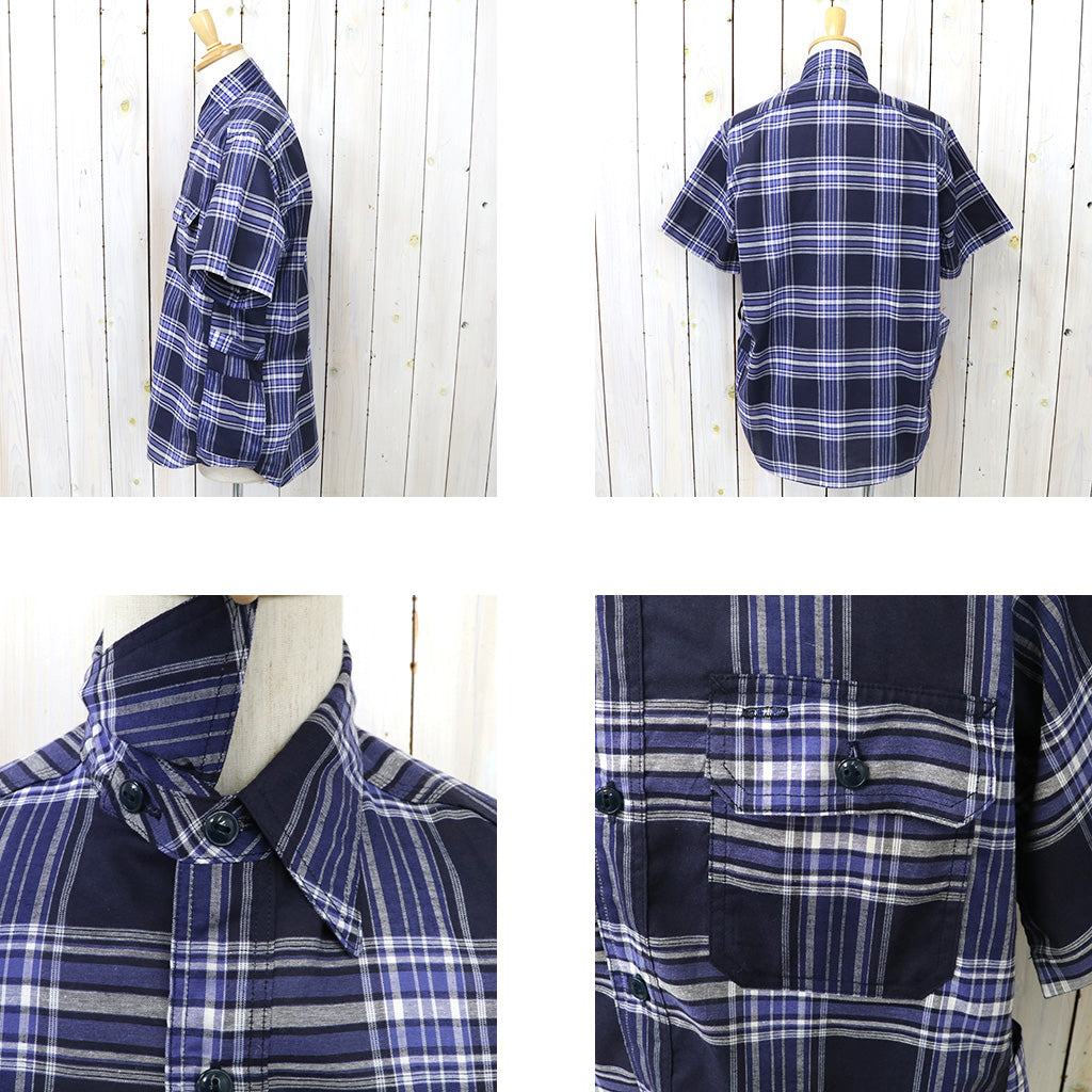 SASSAFRAS : GARDENER SHIRT 1/2(MADRAS CHECK) (CHECK)