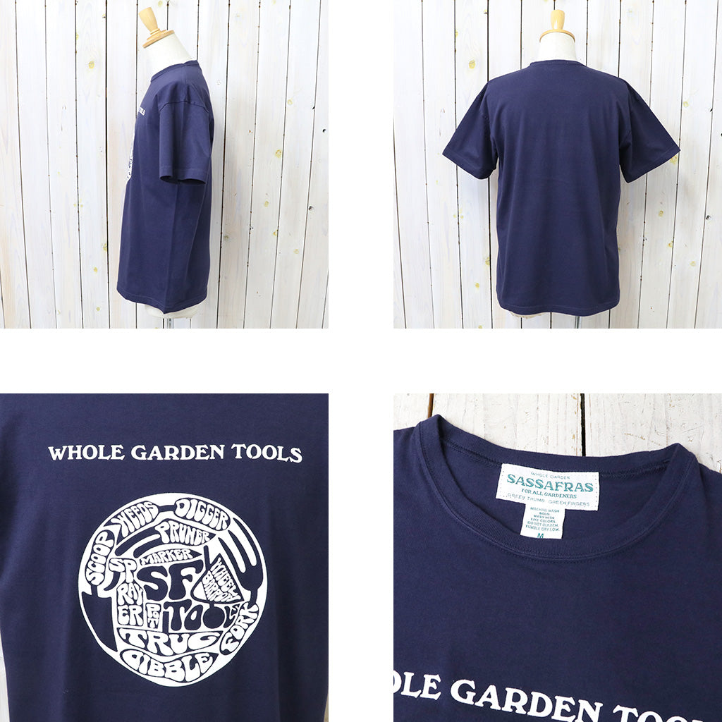 SASSAFRAS : WHOLE GARDEN TOOLS T 1/2 (NAVY)