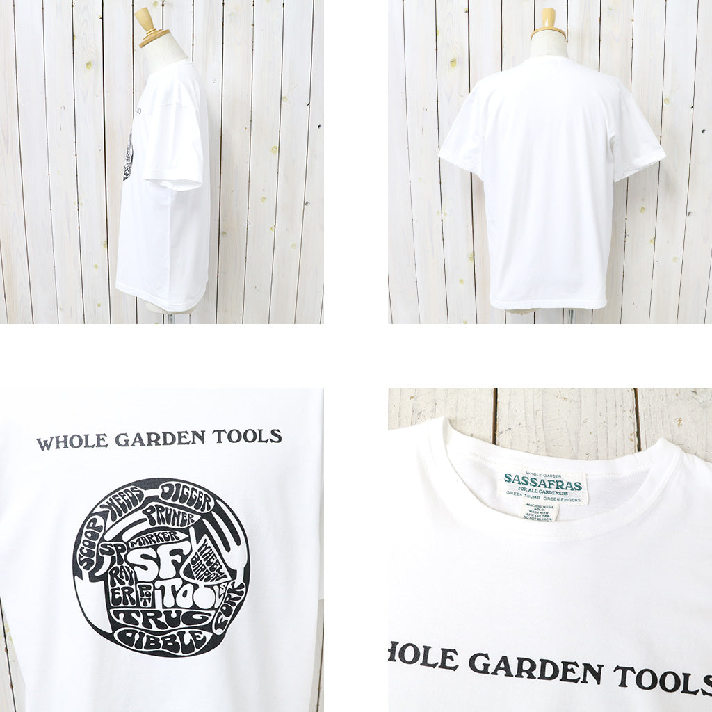 SASSAFRAS : WHOLE GARDEN TOOLS T 1/2 (WHITE)