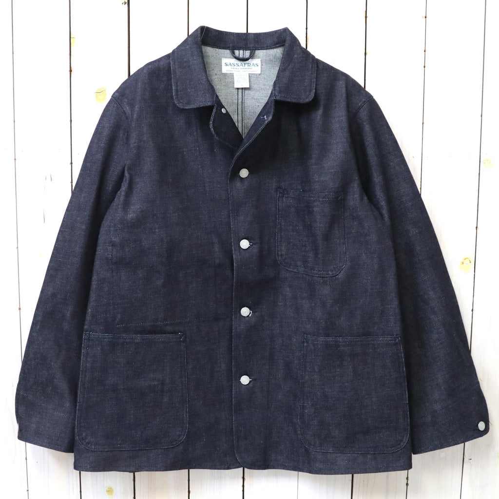 SASSAFRAS : SPRAYER JACKET(13.5oz DENIM) (INDIGO)