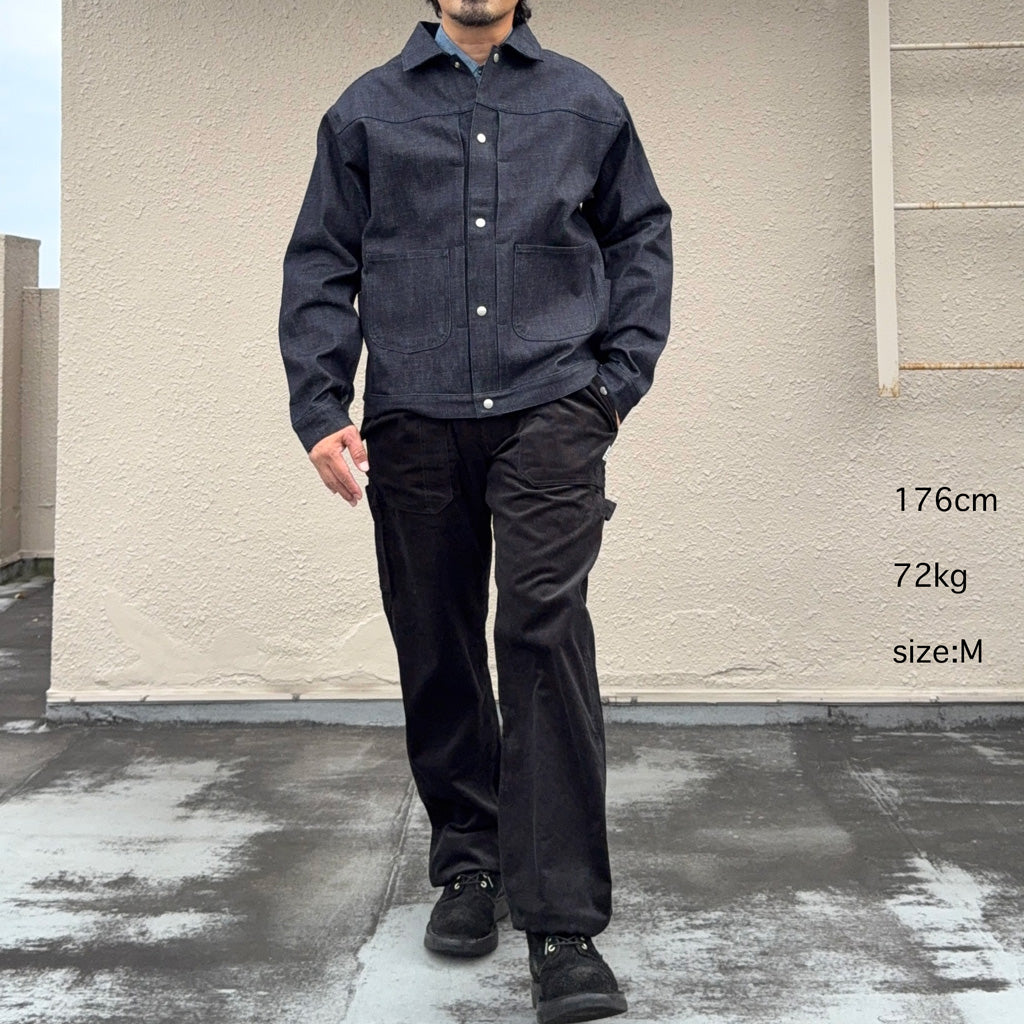 SASSAFRAS : GARDENERS JACKET(13.5oz DENIM) (INDIGO)