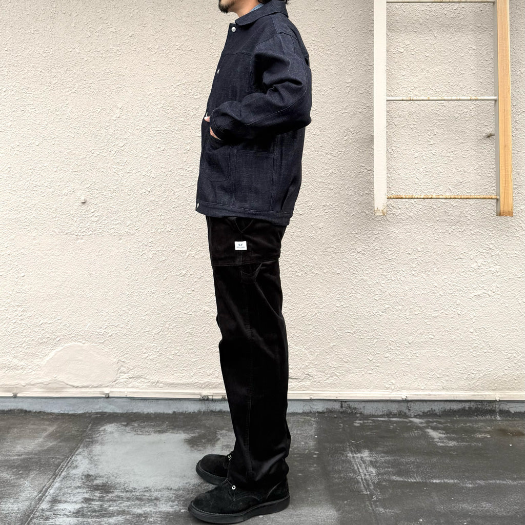 SASSAFRAS : GARDENERS JACKET(13.5oz DENIM) (INDIGO)