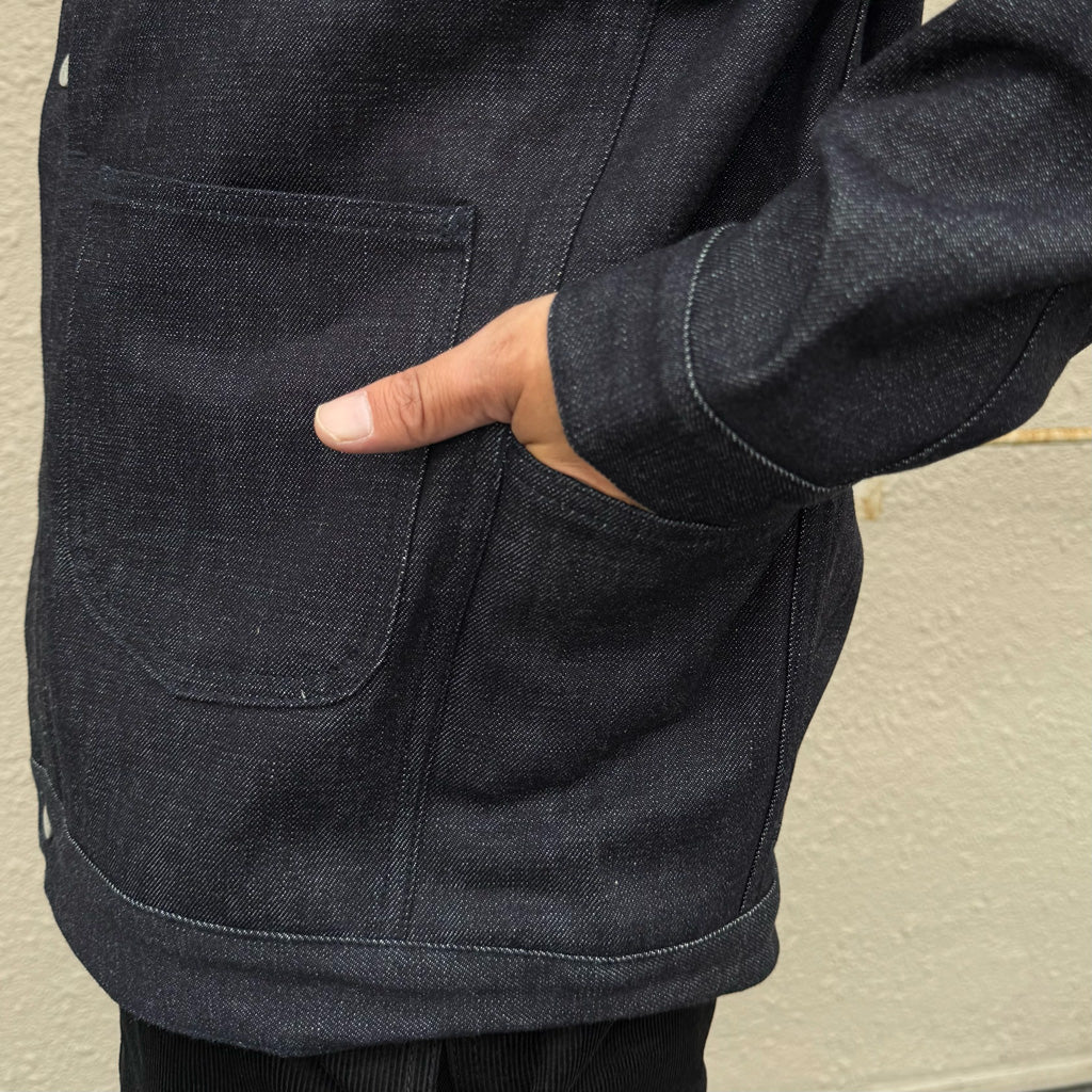 SASSAFRAS : GARDENERS JACKET(13.5oz DENIM) (INDIGO)