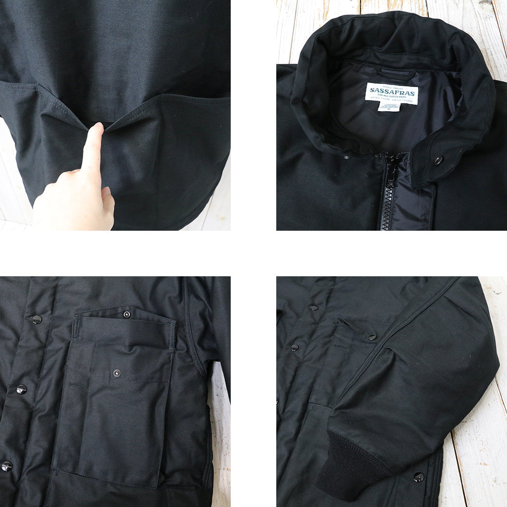 SASSAFRAS : D/C ARMOR BREAKER(BACK SATIN) (BLACK)