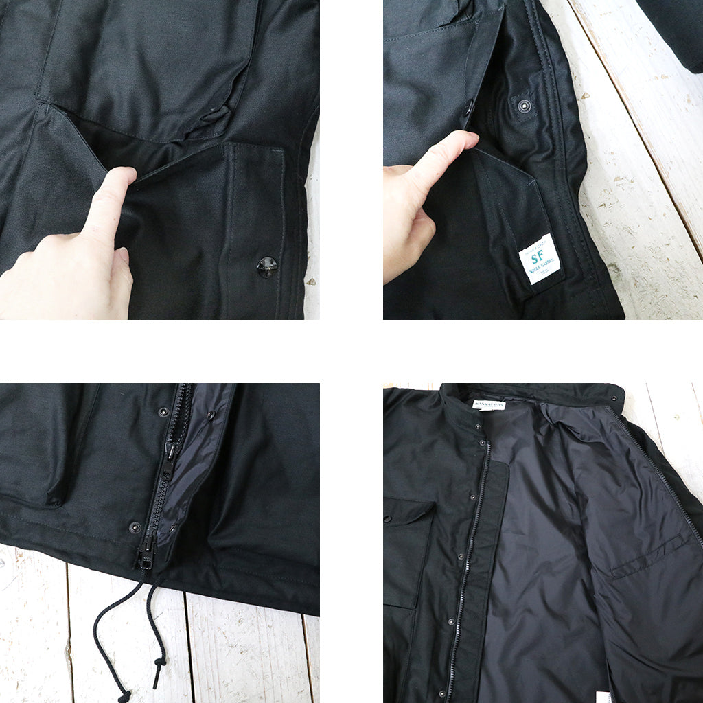 SASSAFRAS : D/C ARMOR BREAKER(BACK SATIN) (BLACK)