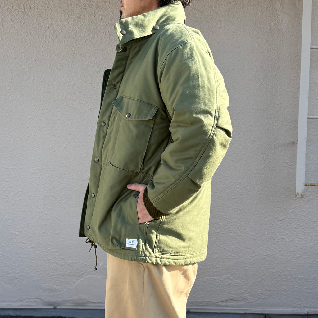 SASSAFRAS : D/C ARMOR BREAKER(BACK SATIN) (OLIVE)