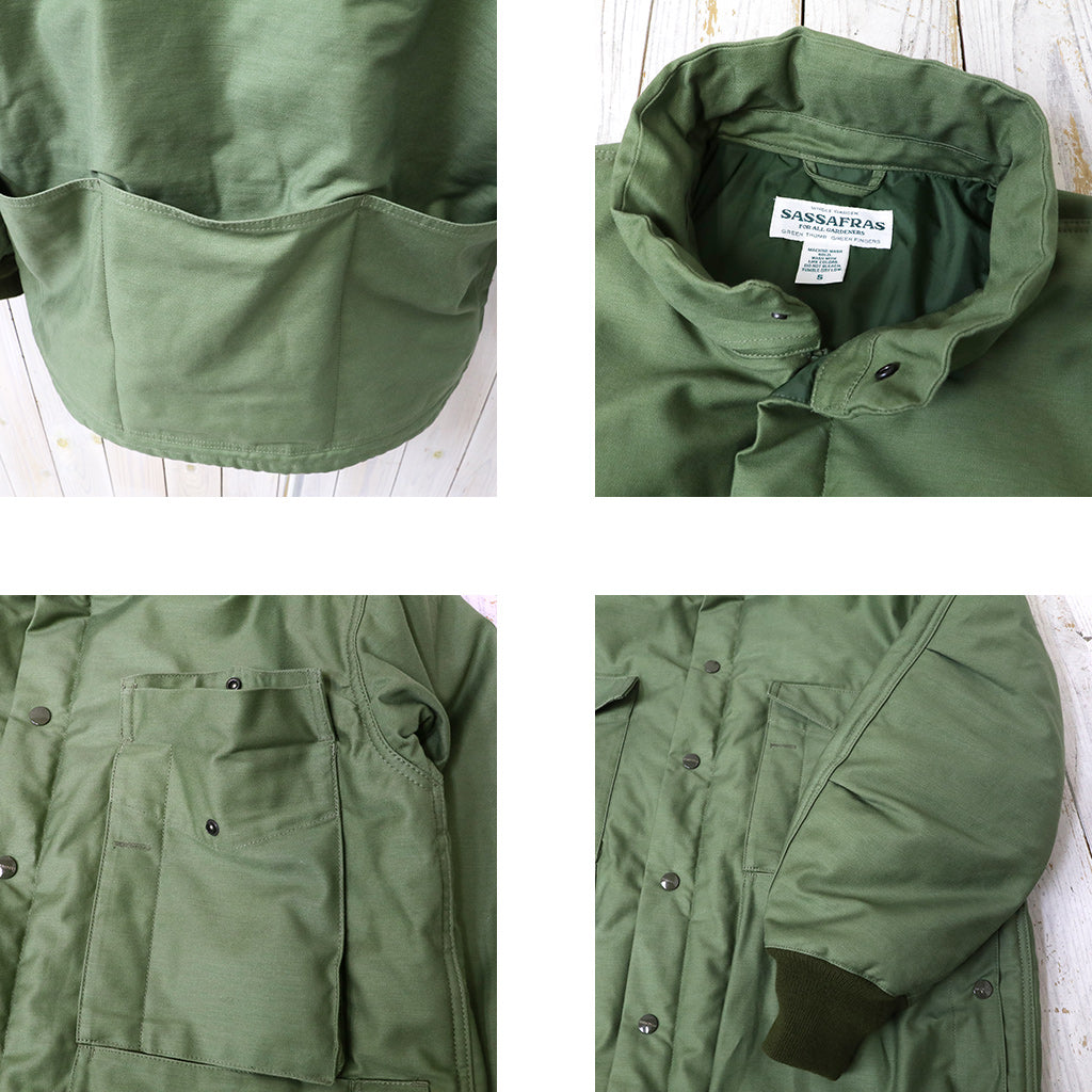 SASSAFRAS : D/C ARMOR BREAKER(BACK SATIN) (OLIVE)