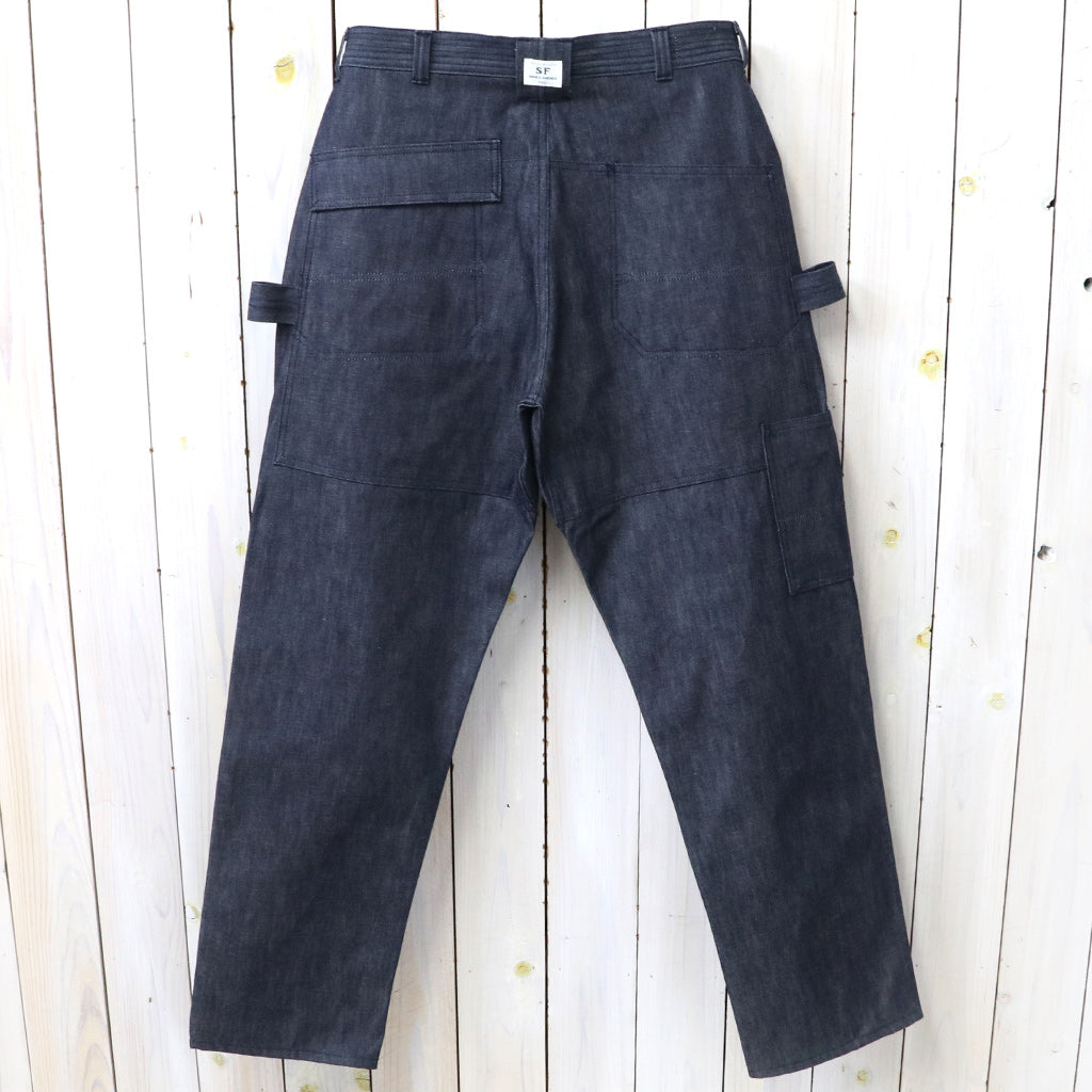 SASSAFRAS : D PRUNER PANTS(10.5oz WORK DENIM) (INDIGO)
