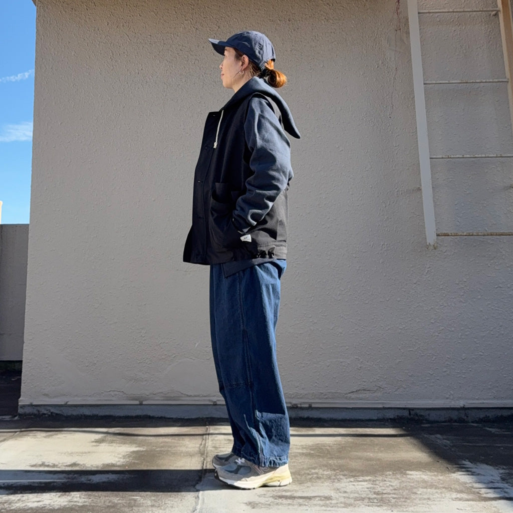 SASSAFRAS : OVERGROWN HIKER VEST(P/C WEATHER) (NAVY)