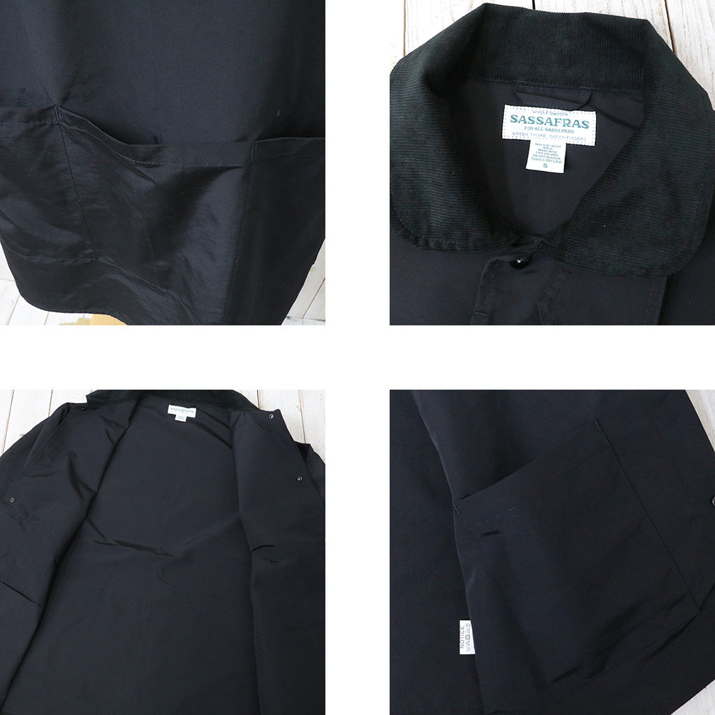 SASSAFRAS : CULTIVATOR COAT(60/40) (BLACK)