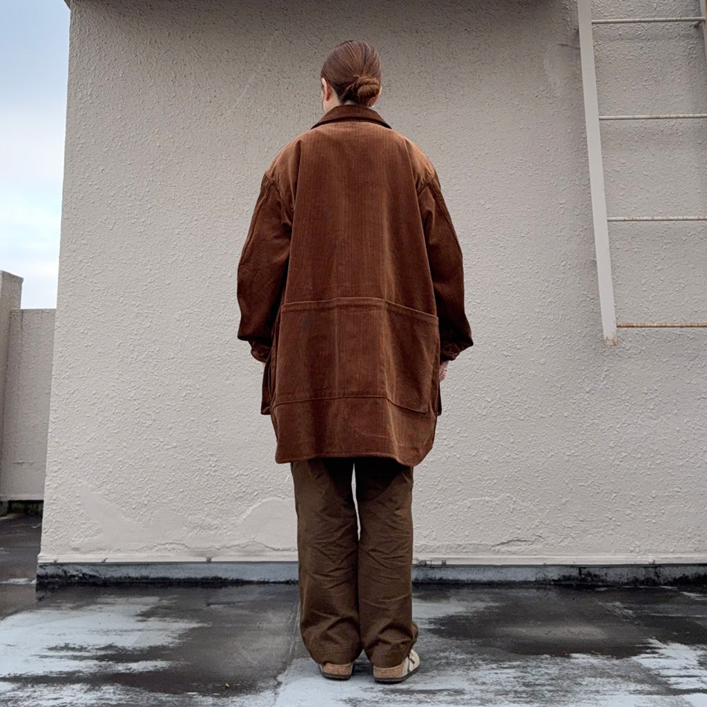 SASSAFRAS : CULTIVATOR COAT(9W CORDUROY) (BROWN)