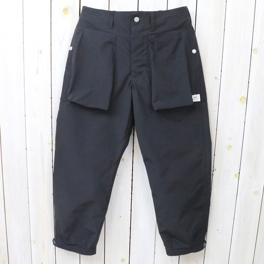 SASSAFRAS : DIGS CREW PANTS 4/5(P/C WEATHER) (CHARCOAL)