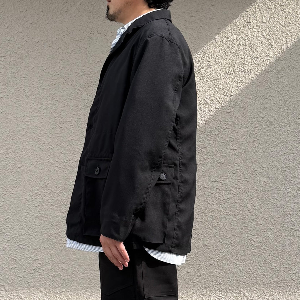 SASSAFRAS : G.D.U. LEAF JACKET-WOOLINO (BLACK) – Reggieshop